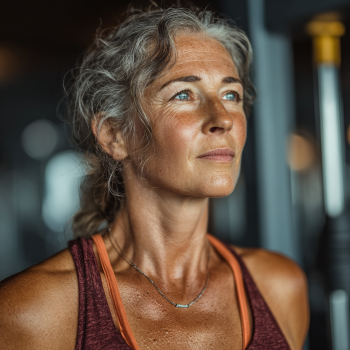 Активні літні люди займаються фітнесом